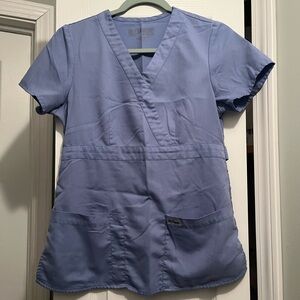Grey's Anatomy Light Blue Scrub Top & Bottoms